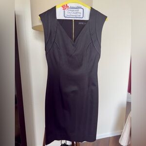 SPRING SALE! Zara Classic Black V-Neck Dress - size XS/S
